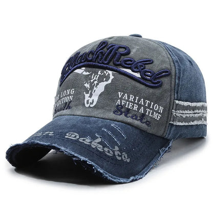 Casquette Vintage en Coton Lavé – Style Rétro Ajustable