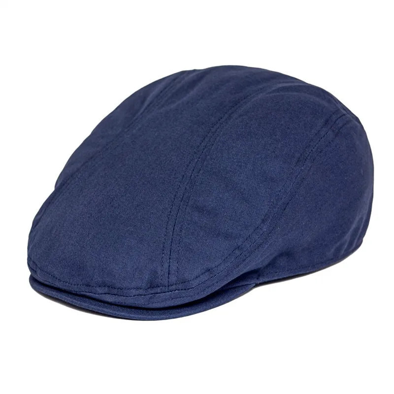 Casquette Plate Homme en Coton – Style Gatsby Vintage