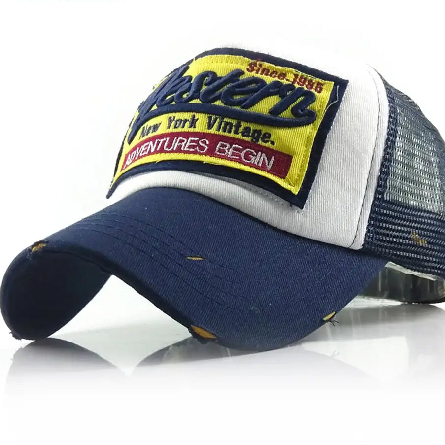 Casquette Trucker Vintage Brodée – Style Streetwear Unisexe