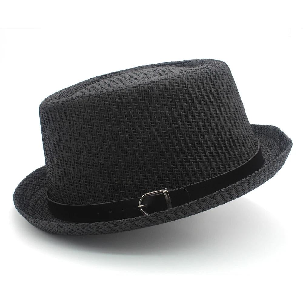 Chapeau Fedora Unisexe en Paille – Élégant et Léger