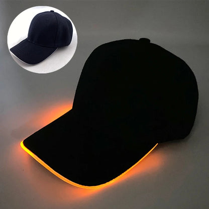 Casquette LED Lumineuse Unisexe – Rechargeable USB et Multicolore
