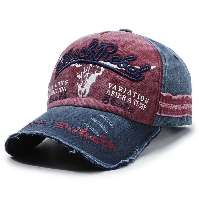 Casquette Vintage en Coton Lavé – Style Rétro Ajustable