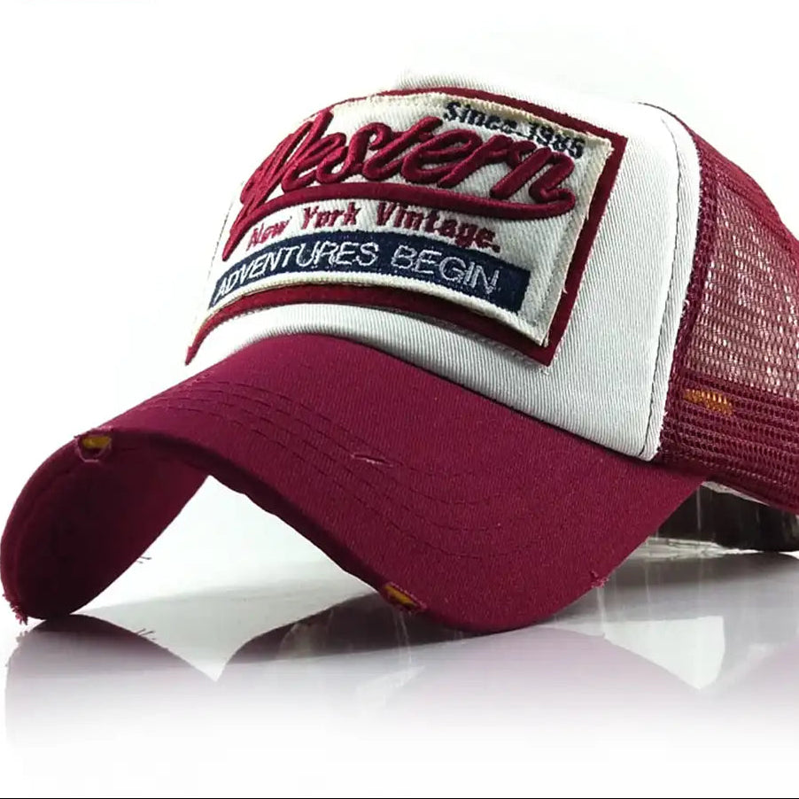 Casquette Trucker Vintage Brodée – Style Streetwear Unisexe
