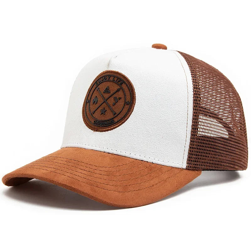 Casquette Trucker Unisexe – Maille Respirante avec Patch Vintage